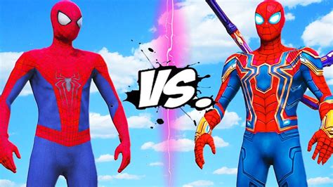 The Amazing Spider Man Vs Iron Spider Epic Battle Youtube