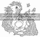 Coloring Meadowhaven Pony Forest Little Cuddle Grayscale Wolf sketch template