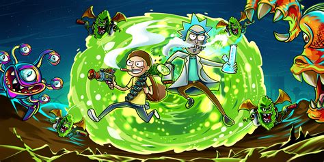 Rick And Morty In Another Dimension Illustration Hd Tv