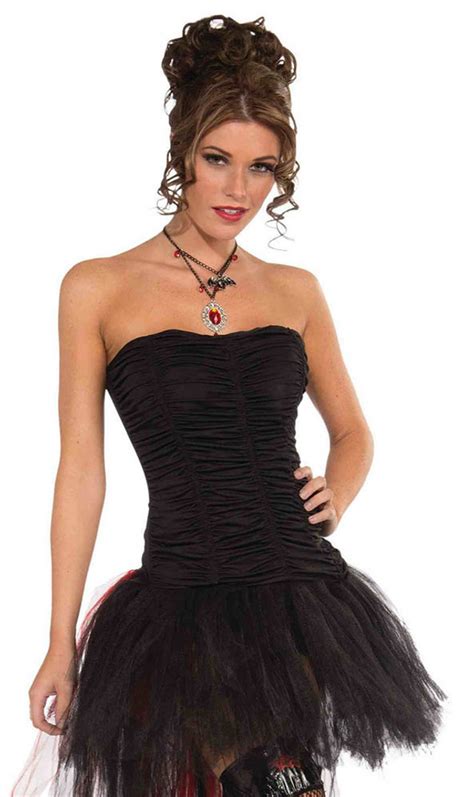 Black Drapped Corset Halloween Costume Ideas Oya Costumes