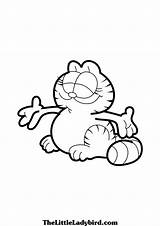 Garfield Nermal Odie sketch template