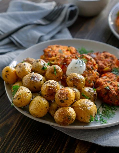 crispy roasted mini potatoes  easy  crispy