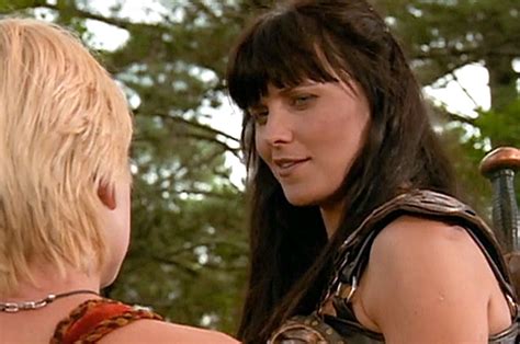 xena comes out finally the rebooted warrior princess won t just
