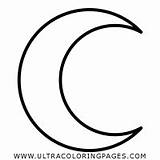 Crescent Coloring Pages Getcolorings sketch template