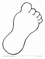 Footprint Pattern Printable Footprints Coloring Pages Template Print Large Clipart Feet Clip Colouring Foot Outline Drawing Hand Line Clipartmag Scholastic sketch template