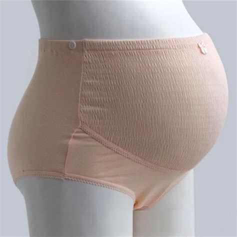 High Quality Pure Cotton Maternity Panties Slim Fit Pregnant High Waist