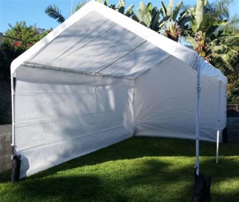canopy portable caravan canopy  carport garage party shade  gazebo