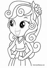 Pinkie Equestria Pie Pony Coloring Little Pages Play Online sketch template