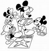 Mickey Mouse Coloring Pages Clubhouse Toodles Disney Kids Star Rocks Party Template sketch template