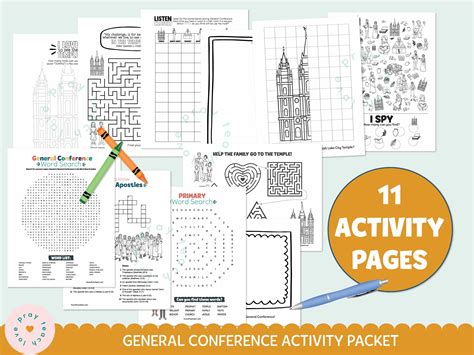 general conference activity packet