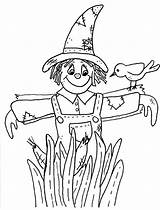 Scarecrow Coloring Pages Printable Goosebumps Color Fall Print Kids Slappy Crow Girl Sheets Preschool Scary Scarecrows Head Book Printables Halloween sketch template