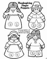 Puppets Finger sketch template