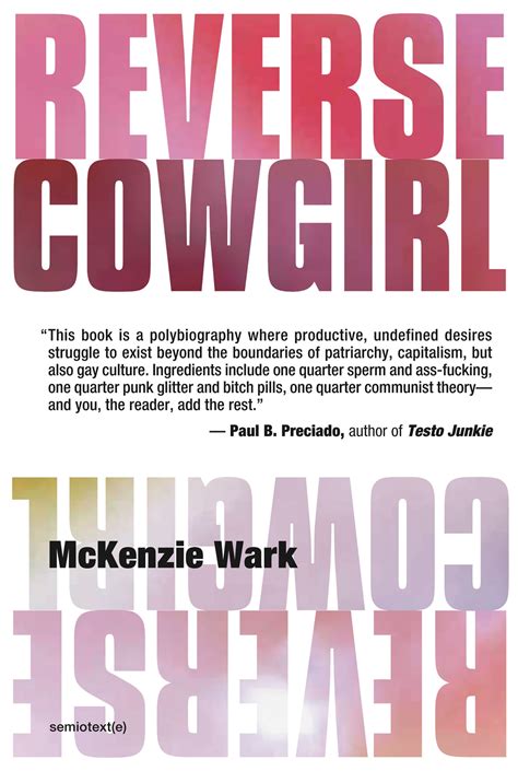 reverse cowgirl by mckenzie wark penguin books australia