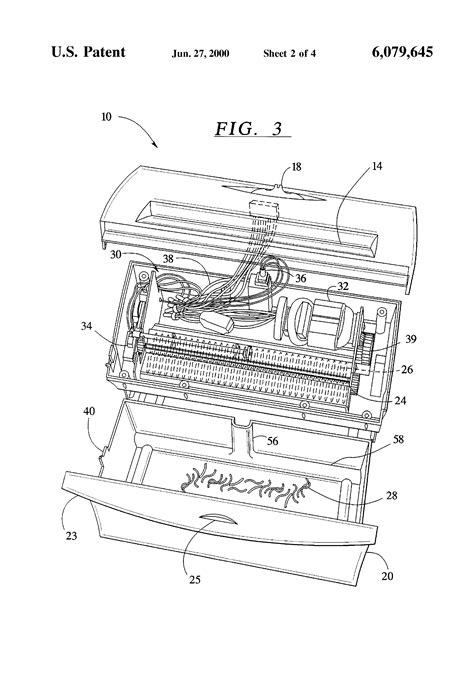 patent  desktop shredders google patents