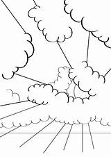 Clouds Nubes Cielo Ausmalbilder Wolke Viento Sonne Lluvia Bestcoloringpagesforkids Jesus Letzte Arco Luna Rebellion Ingrahamrobotics sketch template