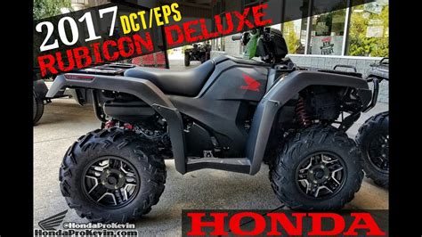 honda foreman rubicon deluxe  dct eps atv walk