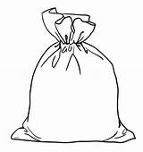 Sack Bag Coloring Vector Grain Illustration Canvas Pages Template Shutterstock Sketch sketch template