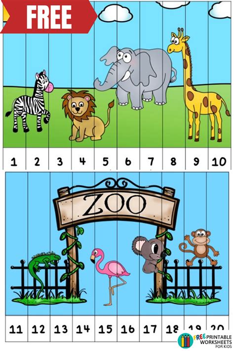 printable zoo activities  kindergarten ted lutons printable
