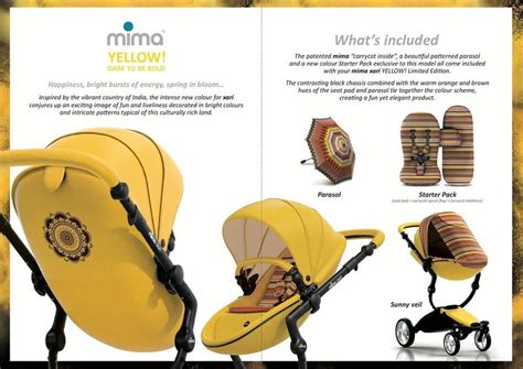 yellow    bold mimaxari mimastroller luxury babybump babybuggy babyshower mima