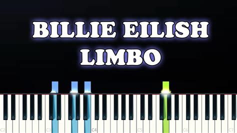 billie eilish limbo piano tutorial youtube