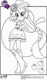 Coloring Equestria Pony Girls Little Pages Popular sketch template