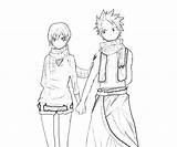 Cute Anime Couple Chibi Coloring Pages Drawing Couples Getdrawings sketch template