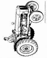 Coloring Tractor Pages Farm Farmer Vehicle Sitting Vehicles Kids Machinery Pieces Honkingdonkey Gif Colouring Tractors Great Students Let Different These sketch template