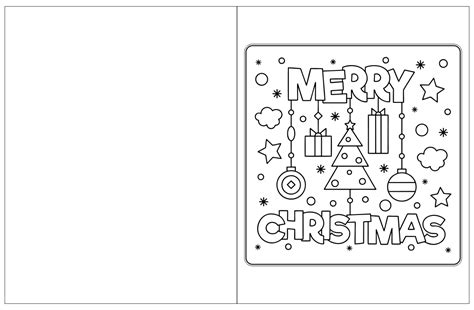 printable christmas coloring cards kids christmas coloring cards