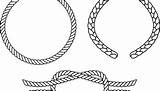 Rope Vector Circle Getdrawings sketch template
