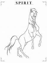 Spirit Coloring Pages Horse Stallion Para Print Printable Color Colorear Colouring Drawings Cartoon Kids Sheets Caballos Animal Dibujos Choose Board sketch template