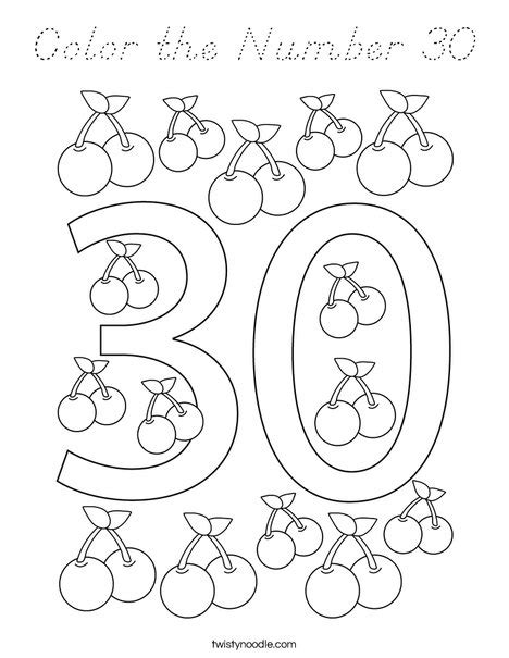 color  number  coloring page dnealian twisty noodle