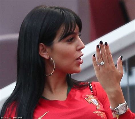 Is Cristiano Ronaldo Engaged Georgina Rodriguez Flashes Huge Diamond