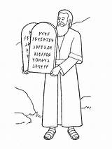 Commandments Moses Lds Webstockreview Symbols Lessons Sinai Baptist Niños sketch template