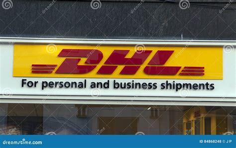 dhl  personel  business shipments editorial stock photo image  cargo industry