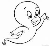 Ghost Coloring Pages Casper Drawing Printable Kids Halloween Cute Cool2bkids Desicomments Ghosts Sheets Cartoons Drawings Easy Logo sketch template
