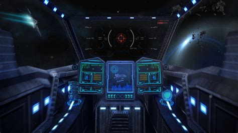 sci fi cockpit pbr  model  locus models