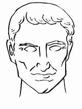 Caesar Julius Augustus sketch template