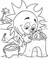 Safety Summer Coloring Pages Getdrawings sketch template