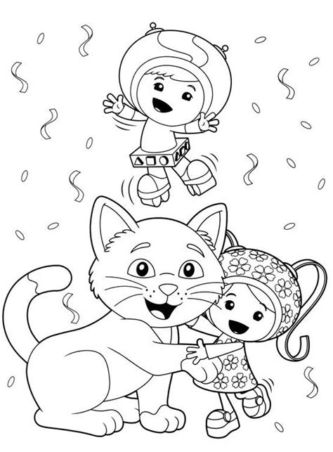 team umizoomi christmas colouring page  kids coloring pages