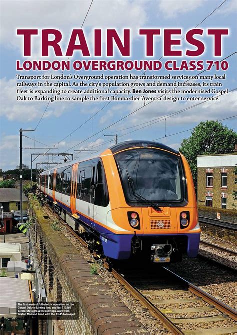 Train Test London Overground Class 710 The Railway Magazine Scribd