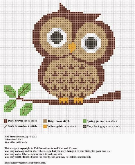 cross stitch owls  patterns