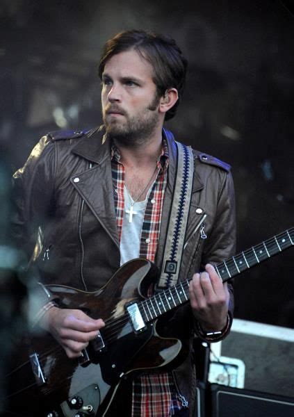 caleb followill of the kings of leon in our leather biker