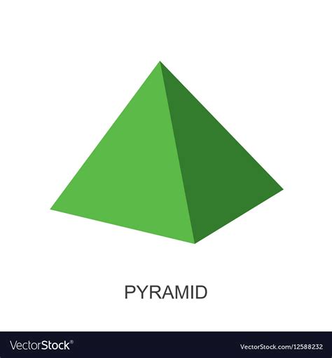 shape pyramid royalty  vector image vectorstock
