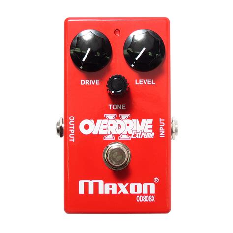 maxon od  overdrive extreme pedal guitarra electrica booster