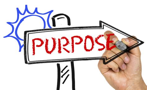 purpose concept  signpost quantum leaders