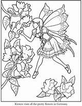 Coloring Pages Fairy Colouring Publications Dover Adult Horse Butterfly Welcome Choose Board Color Book sketch template