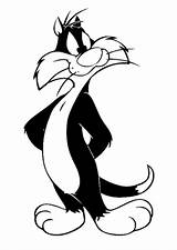 Silvestre Pintar Looney Tunes sketch template