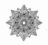 Geometric Coloring Pages Mandala Designs Printable Kids Easy Shapes Patterns Cool Adults Mandalas Drawing Pattern Color Shape Sheets Print Using sketch template
