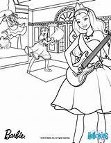 Barbie Coloring Pages Rock Star Popstar Princess Royals Roll Ken Tori Printable Rockstar Bach Kc Color Kids Guitar Getcolorings Plays sketch template