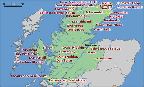 highlands map